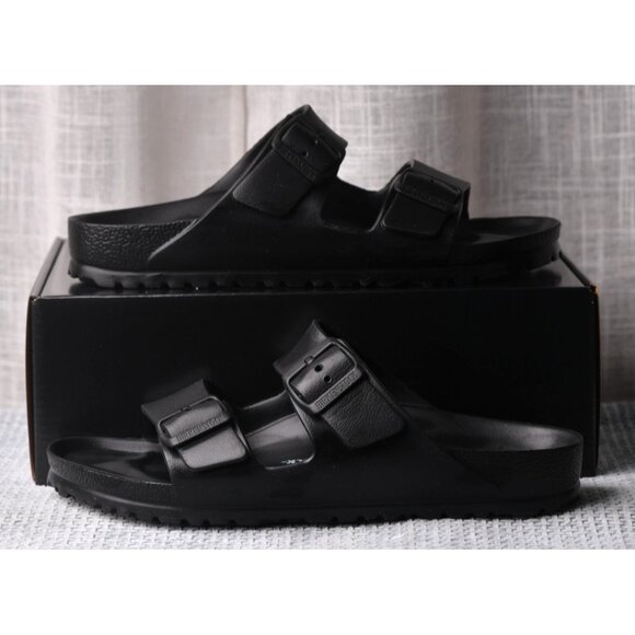 New! Size: 8 Men/10 Women | Birkenstock Arizona Eva Sandal | Black| 129423 main image 4